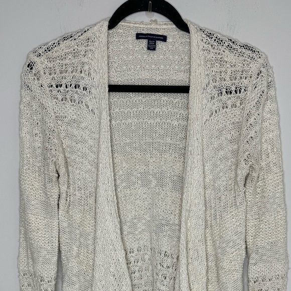 American Eagle Open Crochet Cardigan Size XS - Picture 5 of 7